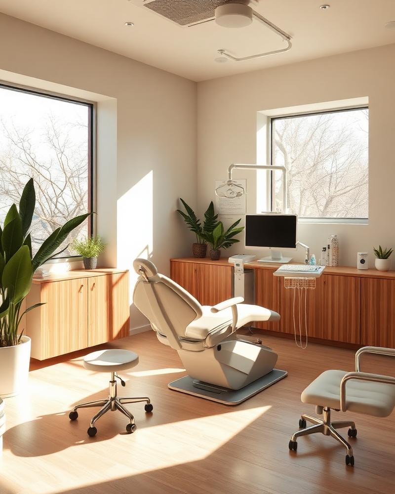 Modern, sunlit interior of Gupta Dental Centre in Jangpura, New Delhi